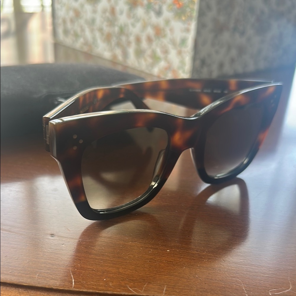 Celine Tortoise Shell Sunglasses